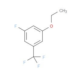 Aobchem&nbsp;1-Ethoxy-3-fluoro-5-(trifluoromethyl)benzene |  ≥97% |  CAS 2386302-49-2 |  C9H8F4O |  25g