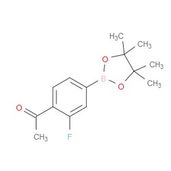 Aobchem&nbsp;4-Acetyl-3-fluorophenylboronic acid pinacol ester |  ≥97% |  CAS 1351499-39-2 |  C14H18BFO3 |  1g