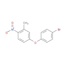 Aobchem&nbsp;4-(4-Bromophenoxy)-2-methyl-1-nitrobenzene |  ≥97% |  CAS 163258-52-4 |  C13H10BrNO3 |  250mg