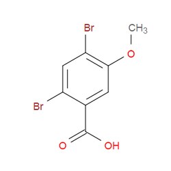 Aobchem&nbsp;2 4-Dibromo-5-methoxybenzoic acid |  ≥97% |  CAS 121789-22-8 |  C8H6Br2O3 |  1g