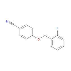Aobchem&nbsp;4-[(2-Fluorophenyl)methoxy]benzonitrile |  ≥97% |  CAS 852690-97-2 |  C14H10FNO |  10g