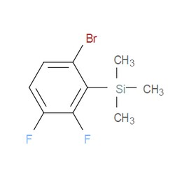 Aobchem&nbsp;(6-Bromo-2 3-difluorophenyl)trimethylsilane |  ≥95% |  CAS 473417-24-2 |  C9H11BrF2Si |  250mg