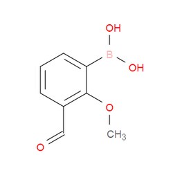 Aobchem&nbsp;3-Formyl-2-methoxyphenylboronic acid |  ≥97% |  CAS 480424-49-5 |  C8H9BO4 |  25g
