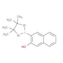 Aobchem&nbsp;3-Hydroxynaphthalene-2-boronic acid pinacol ester |  ≥95% |  CAS 1437769-83-9 |  C16H19BO3 |  1g