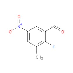 Aobchem&nbsp;2-Fluoro-3-methyl-5-nitrobenzaldehyde |  ≥97% |  CAS 1803736-34-6 |  C8H6FNO3 |  5g