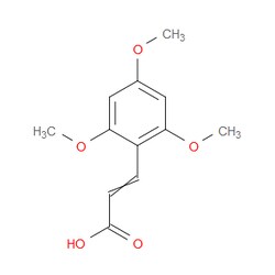 Aobchem&nbsp;3-(2 4 6-Trimethoxyphenyl)-2-propenoic acid |  ≥97% |  CAS 13063-09-7 |  C12H14O5 |  25g