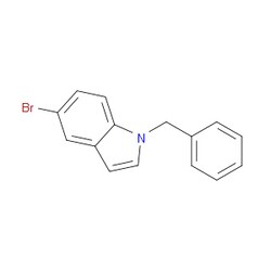 Aobchem&nbsp;1-Benzyl-5-bromo-1H-indole |  ≥97% |  CAS 10075-51-1 |  C15H12BrN |  10g