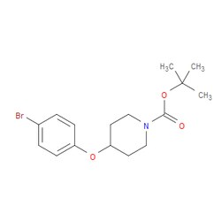 Aobchem&nbsp;1-N-Boc-4-(4-bromophenoxy)piperidine |  ≥95% |  CAS 308386-38-1 |  C16H22BrNO3 |  25g
