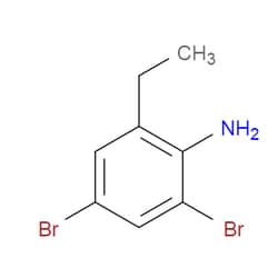Aobchem&nbsp;2 4-Dibromo-6-ethylaniline |  ≥97% |  CAS 81100-30-3 |  C8H9Br2N |  10g