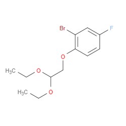 AOBCHEM&nbsp;2-Bromo-1-(2 2-diethoxyethoxy)-4-fluorobenzene |  ≥97% |  CAS 253429-18-4 |  C12H16BrFO3 |  25g