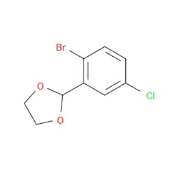 Aobchem&nbsp;2-(2-Bromo-5-chlorophenyl)-1 3-dioxolane |  ≥95% |  CAS 1187647-98-8 |  C9H8BrClO2 |  1g