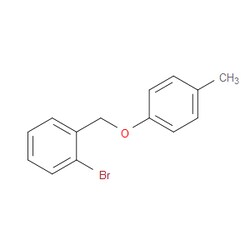 Aobchem&nbsp;1-Bromo-2-((p-tolyloxy)methyl)benzene |  ≥97% |  CAS 6279-34-1 |  C14H13BrO |  500mg