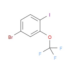 Aobchem&nbsp;4-Bromo-1-iodo-2-(trifluoromethoxy)benzene |  ≥97% |  CAS 175278-12-3 |  C7H3BrF3IO |  100g
