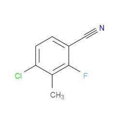 Aobchem&nbsp;4-Chloro-2-fluoro-3-methylbenzonitrile |  ≥97% |  CAS 1207875-88-4 |  C8H5ClFN |  1g