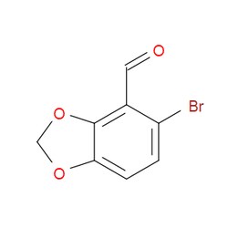 Aobchem&nbsp;5-Bromo-1 3-benzodioxole-4-carboxaldehyde |  ≥95% |  CAS 72744-54-8 |  C8H5BrO3 |  500mg
