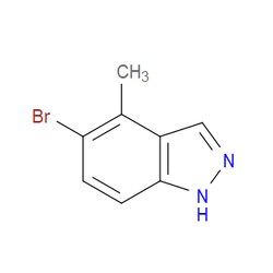 Aobchem&nbsp;5-Bromo-4-methyl-1H-indazole |  ≥97% |  CAS 1082041-34-6 |  C8H7BrN2 |  10g
