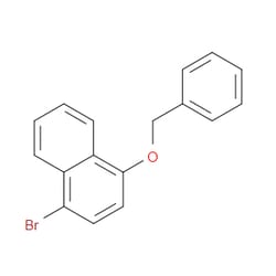 Aobchem&nbsp;1-Bromo-4-(phenylmethoxy)-naphthalene |  ≥97% |  CAS 138865-41-5 |  C17H13BrO |  10g