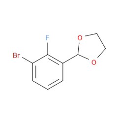Aobchem&nbsp;2-(3-Bromo-2-fluorophenyl)-1 3-dioxolane |  ≥95% |  CAS 2221812-23-1 |  C9H8BrFO2 |  1g