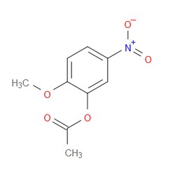 Aobchem&nbsp;2-Methoxy-5-nitrophenyl acetate |  ≥97% |  CAS 53606-41-0 |  C9H9NO5 |  25g