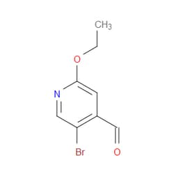 Aobchem&nbsp;5-Bromo-2-ethoxypyridine-4-carboxaldehyde |  ≥97% |  CAS 1224604-10-7 |  C8H8BrNO2 |  25g