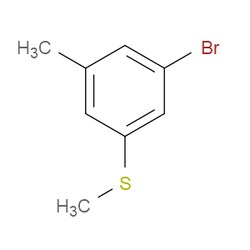 Aobchem&nbsp;(3-Bromo-5-methylphenyl)(methyl)sulfane |  ≥95% |  CAS 1824587-08-7 |  C8H9BrS |  5g