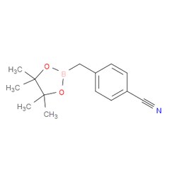 Aobchem&nbsp;4-((4 4 5 5-Tetramethyl-1 3 2-dioxaborolan-2-yl)methyl)benzonitrile |  ≥97% |  CAS 475250-43-2 |  C14H18BNO2 |  5g