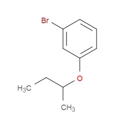 Aobchem&nbsp;1-Bromo-3-(1-methylpropoxy)benzene |  ≥95% |  CAS 1042560-11-1 |  C10H13BrO |  500mg
