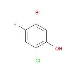 AOBCHEM&nbsp;5-Bromo-2-chloro-4-fluorophenol |  ≥97% |  CAS 148254-32-4 |  C6H3BrClFO |  10g