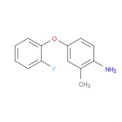 Aobchem&nbsp;4-(2-Fluorophenoxy)-2-methylaniline |  ≥97% |  CAS 946699-47-4 |  C13H12FNO |  500mg