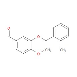 Aobchem&nbsp;Benzaldehyde  4-methoxy-3-[(2-methylphenyl)methoxy]- |  ≥97% |  CAS 361369-12-2 |  C16H16O3 |  1g