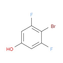 AOBCHEM&nbsp;4-Bromo-3 5-difluorophenol |  ≥97% |  CAS 130191-91-2 |  C6H3BrF2O |  5g