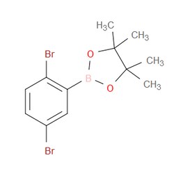 Aobchem&nbsp;2 5-Dibromophenylboronic acid pinacol ester |  ≥97% |  CAS 1256781-64-2 |  C12H15BBr2O2 |  10g