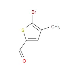 Aobchem&nbsp;2-Bromo-3-methylthiophene-5-carboxaldehyde |  ≥97% |  CAS 189331-47-3 |  C6H5BrOS |  25g