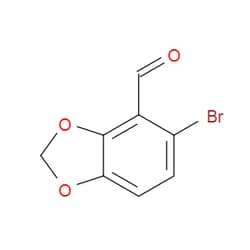 Aobchem&nbsp;5-Bromo-1 3-benzodioxole-4-carboxaldehyde |  ≥95% |  CAS 72744-54-8 |  C8H5BrO3 |  10g