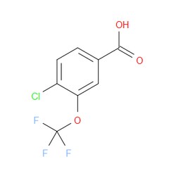 Aobchem&nbsp;4-Chloro-3-(trifluoromethoxy)benzoic acid |  ≥97% |  CAS 886500-50-1 |  C8H4ClF3O3 |  1g