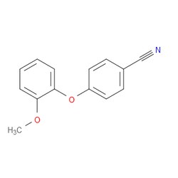 Aobchem&nbsp;4-(2-Methoxyphenoxy)benzonitrile |  ≥97% |  CAS 78338-67-7 |  C14H11NO2 |  5g