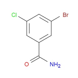 Aobchem&nbsp;3-Bromo-5-chlorobenzamide |  ≥97% |  CAS 933671-77-3 |  C7H5BrClNO |  10g