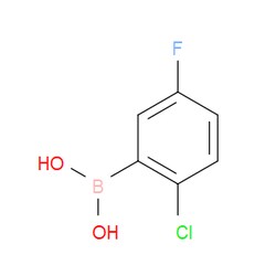 Aobchem&nbsp;2-Chloro-5-fluorophenylboronic acid |  ≥97% |  CAS 444666-39-1 |  C6H5BClFO2 |  5g
