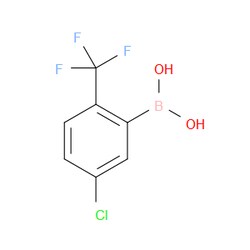 Aobchem&nbsp;5-Chloro-2-(trifluoromethyl)phenylboronic acid |  ≥97% |  CAS 1195945-67-5 |  C7H5BClF3O2 |  10g