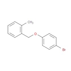 Aobchem&nbsp;1-((4-Bromophenoxy)methyl)-2-methylbenzene |  ≥97% |  CAS 856381-92-5 |  C14H13BrO |  5g