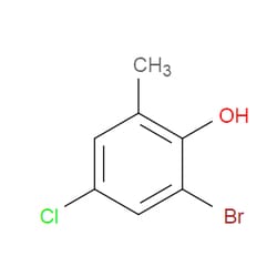 Aobchem&nbsp;2-Bromo-4-chloro-6-methylphenol |  ≥95% |  CAS 54852-68-5 |  C7H6BrClO |  5g