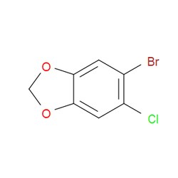Aobchem&nbsp;5-Bromo-6-chlorobenzo[d][1 3]dioxole |  ≥97% |  CAS 233770-05-3 |  C7H4BrClO2 |  5g