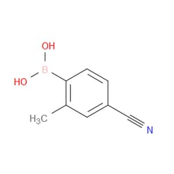 Aobchem&nbsp;4-Cyano-2-methylphenylboronic acid |  ≥95% |  CAS 313546-18-8 |  C8H8BNO2 |  25g