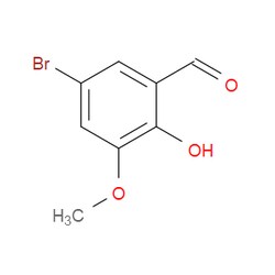 Aobchem&nbsp;5-Bromo-2-hydroxy-3-methoxybenzaldehyde |  ≥97% |  CAS 5034-74-2 |  C8H7BrO3 |  25g