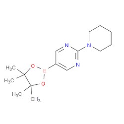 Aobchem&nbsp;2-(Piperiden-1-yl)pyrimidine-5-boronic acid  pinacol ester |  ≥97% |  CAS 1015242-08-6 |  C15H24BN3O2 |  5g