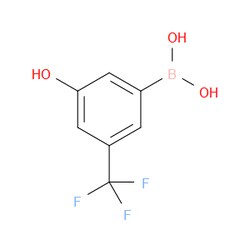 Aobchem&nbsp;3-Hydroxy-5-(trifluoromethyl)phenylboronic acid |  ≥95% |  CAS 957062-66-7 |  C7H6BF3O3 |  25g