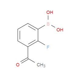 Aobchem&nbsp;3-Acetyl-2-fluorophenylboronic acid |  ≥97% |  CAS 870778-95-3 |  C8H8BFO3 |  25g