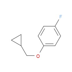 Aobchem&nbsp;1-(Cyclopropylmethoxy)-4-fluorobenzene |  ≥97% |  CAS 1340425-85-5 |  C10H11FO |  25g