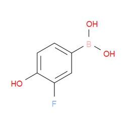 Aobchem&nbsp;3-Fluoro-4-hydroxyphenylboronic acid |  ≥97% |  CAS 182344-14-5 |  C6H6BFO3 |  10g