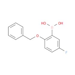 Aobchem&nbsp;2-Benzyloxy-5-fluorophenylboronic acid |  ≥97% |  CAS 779331-47-4 |  C13H12BFO3 |  10g
